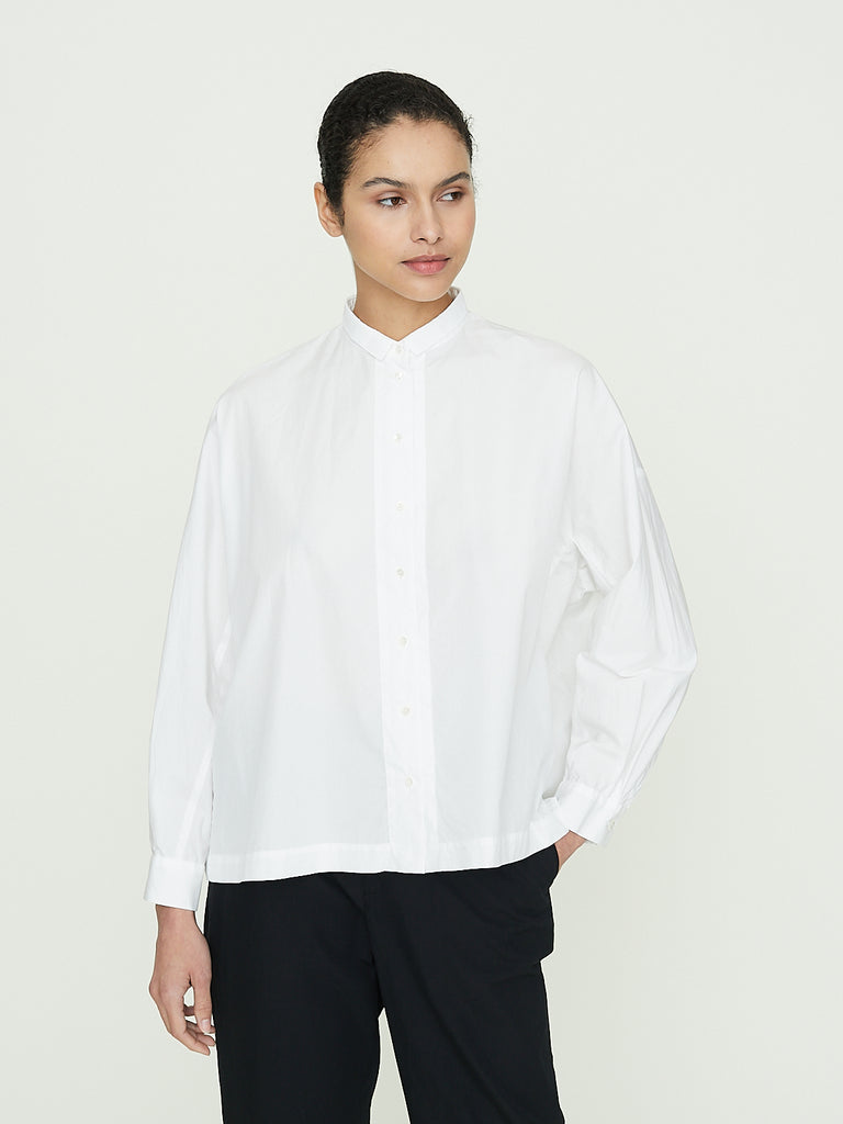 Arts & Science Granny Line Box Shirt in Off White