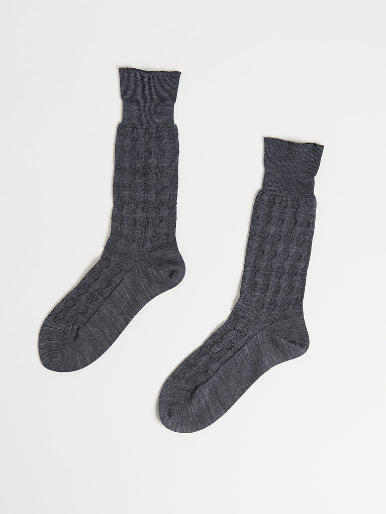 Antipast Super Merino Link Socks in Mix Grey