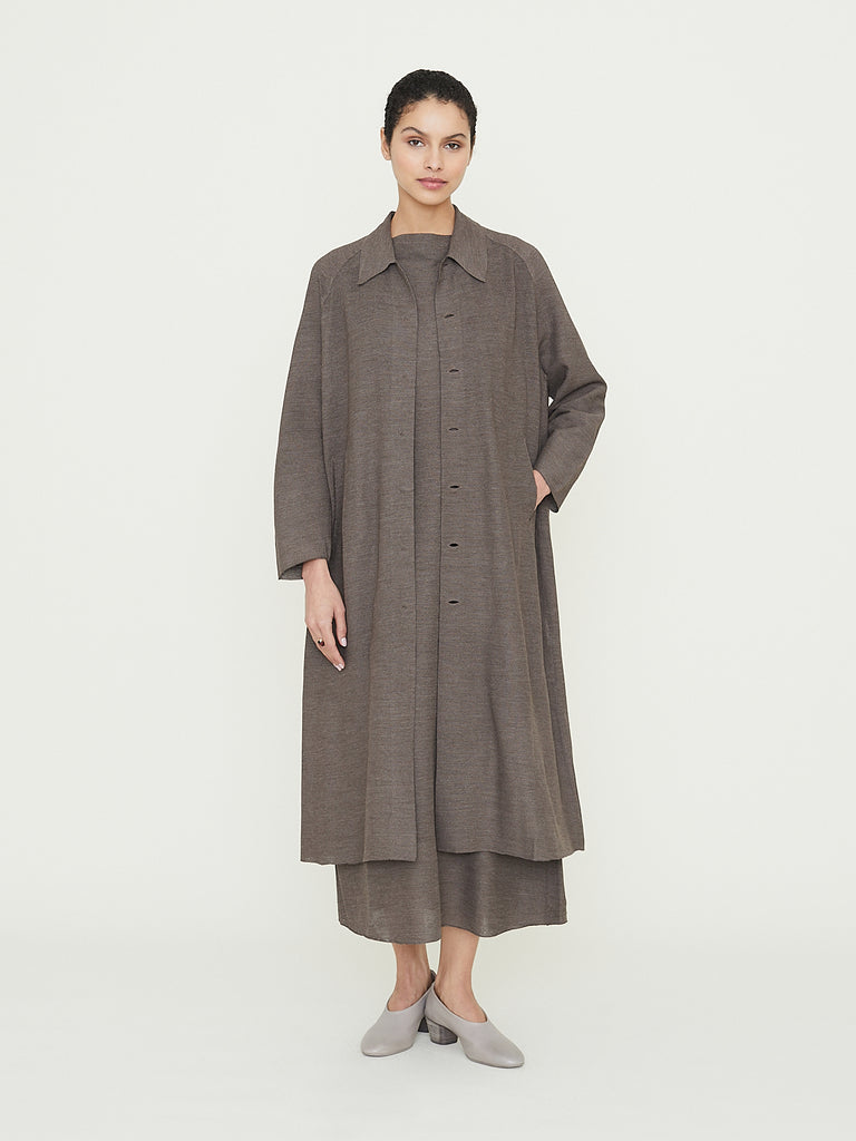 Boboutic RE_Fly Duster Coat in Dark Taupe