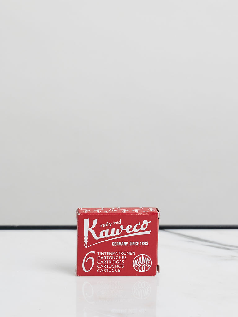 Kaweco Ink Cartridges in Ruby Red