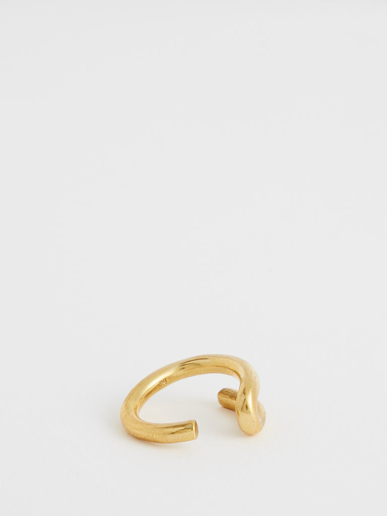 Fay Andrada Large Lasso Ring in Brass