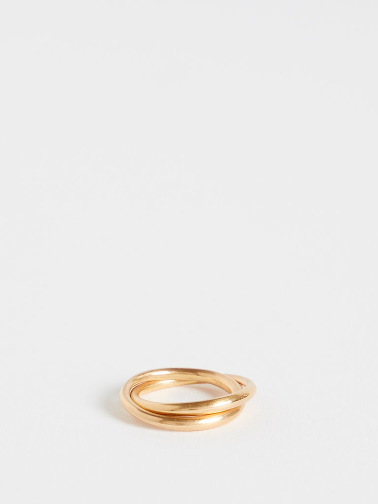 Kerry Seaton Two Band Ring in 18k Rose Gold