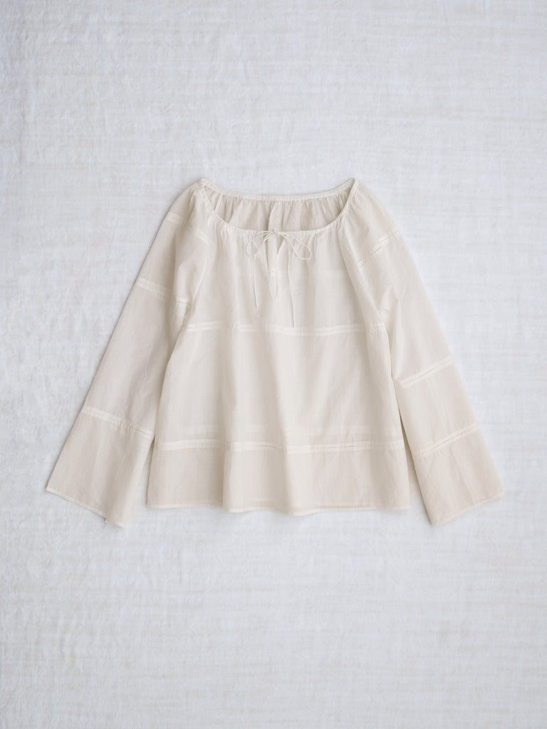 dosa - Patched Peasant Blouse in Kora