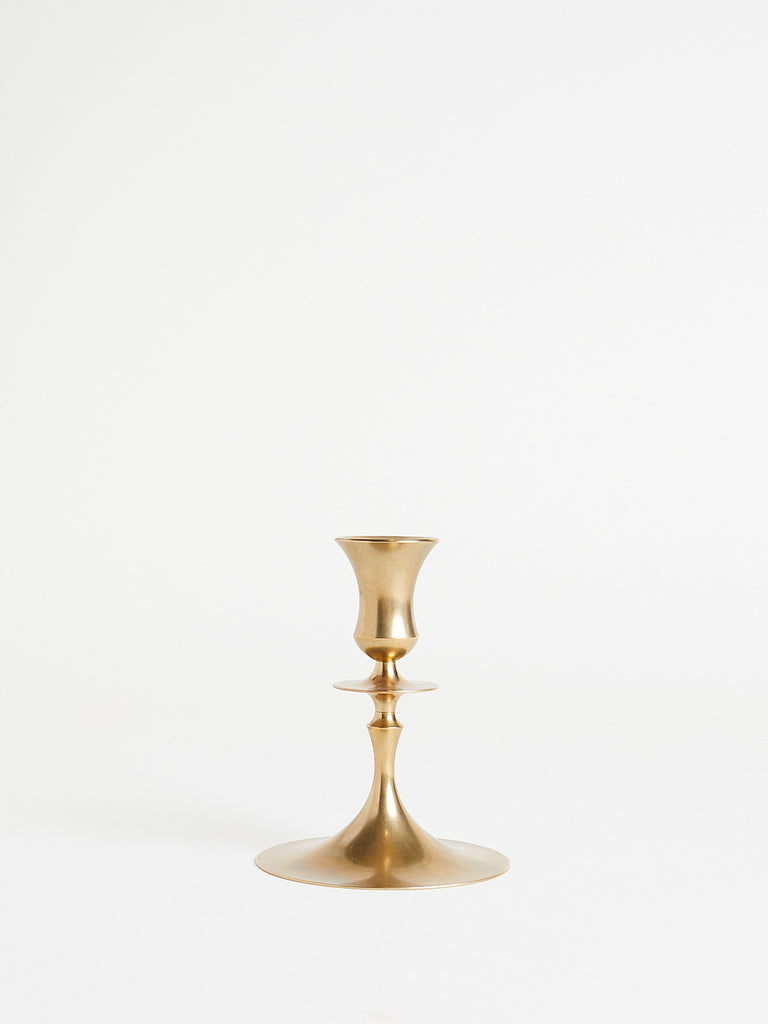 E.R. Butler & CO - 0201 Biedermeir Ted Muehling Candlesticks in Burnished Brass