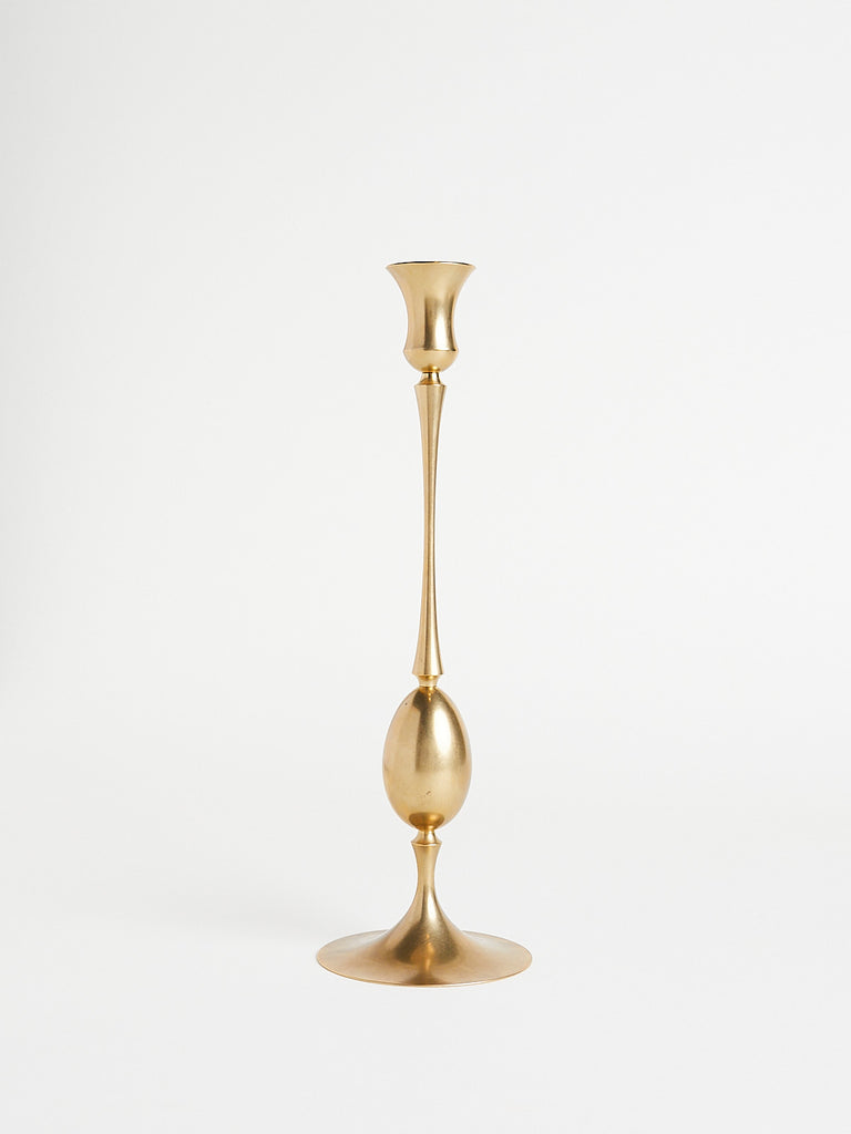 E.R. Butler & CO - 0207 Biedermeier Ted Muehling Candlesticks in Burnished Brass