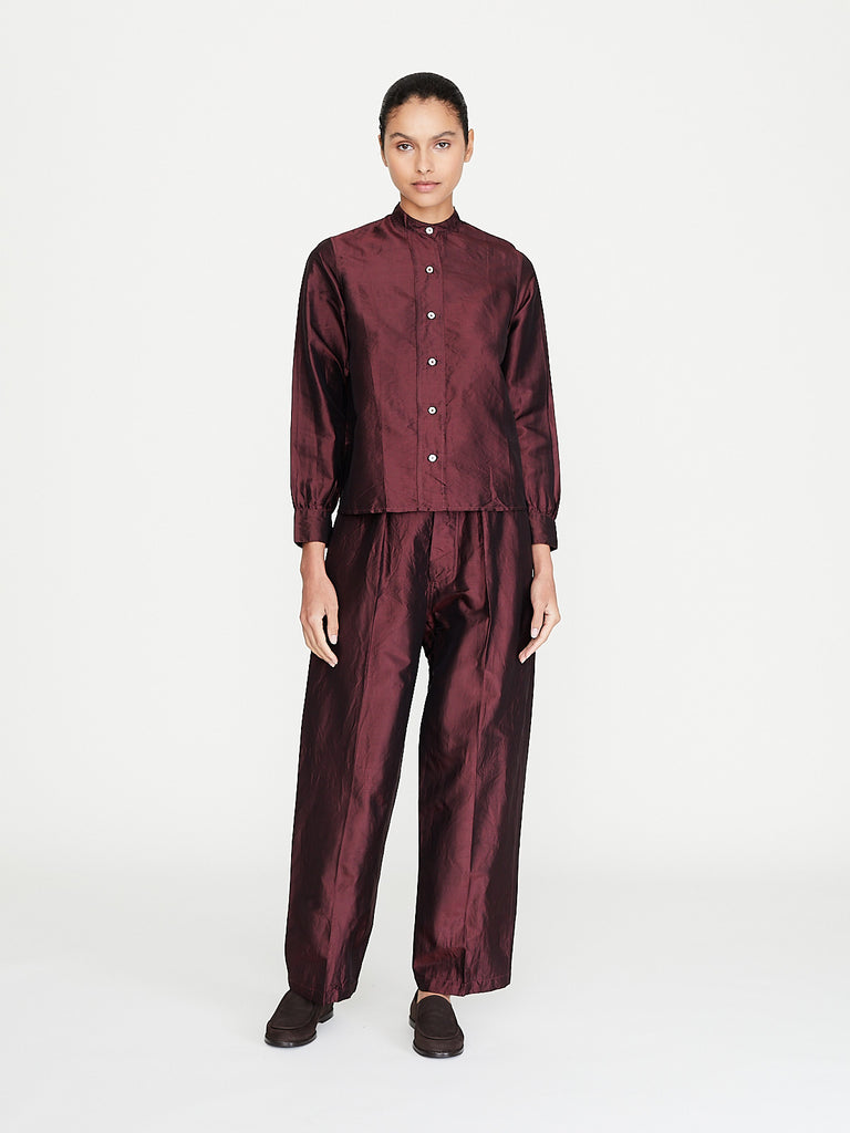 Christian Peau - Silk Pants in Plum