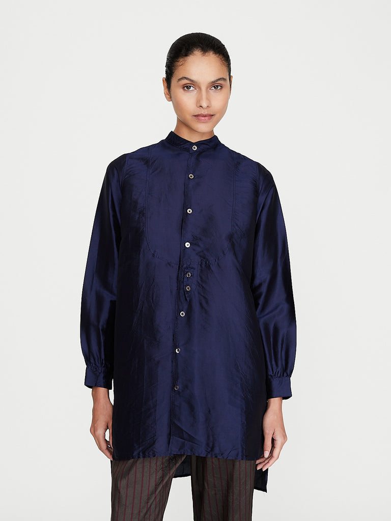 Christian Peau - Silk Blouse in Navy