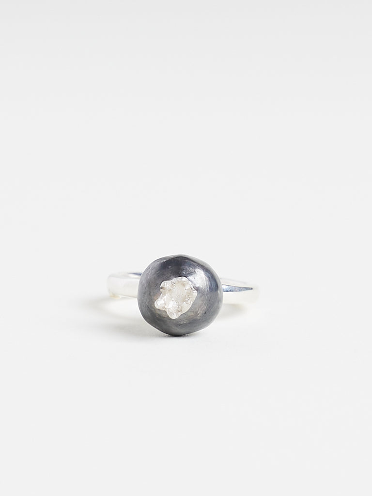 Rosa Maria - Mariko Ring in Sterling Silver & Oxidised Silver