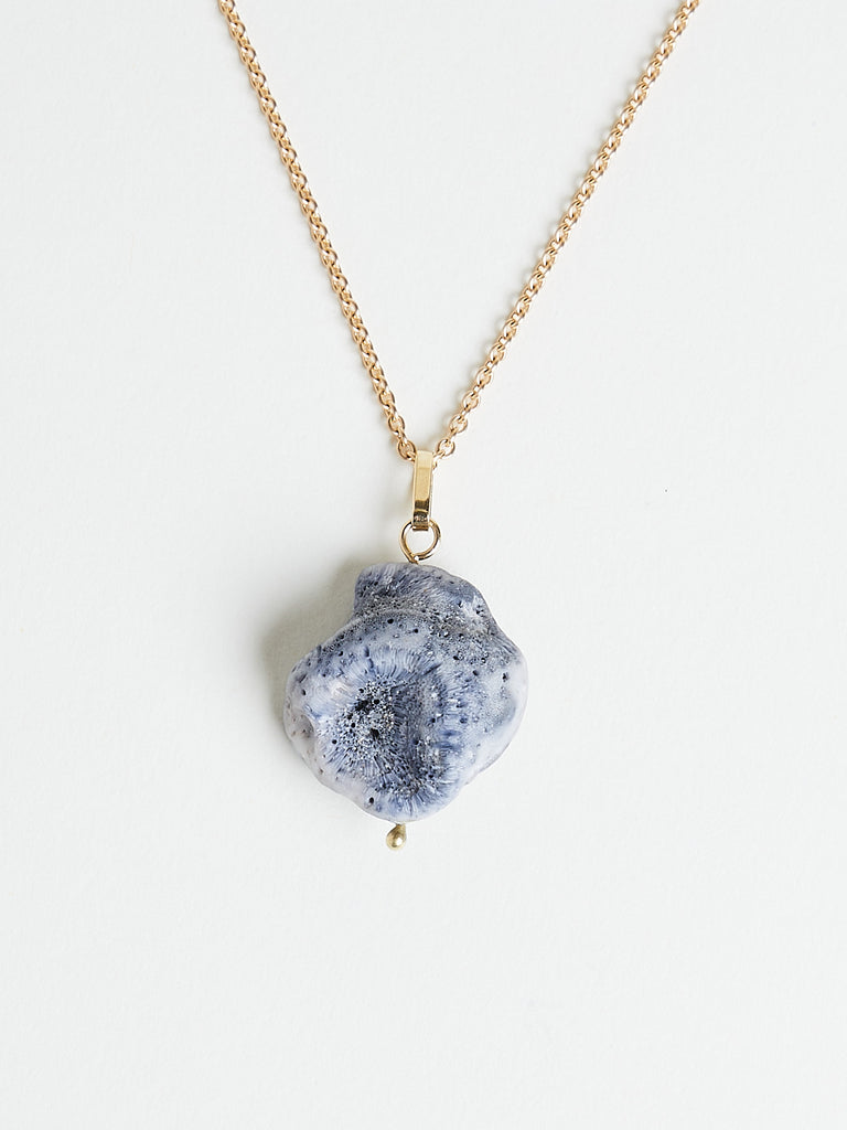Nathalie Mathoulin Jewellery - Natural Stone Pendant #5 - Set in 18k Yellow Gold