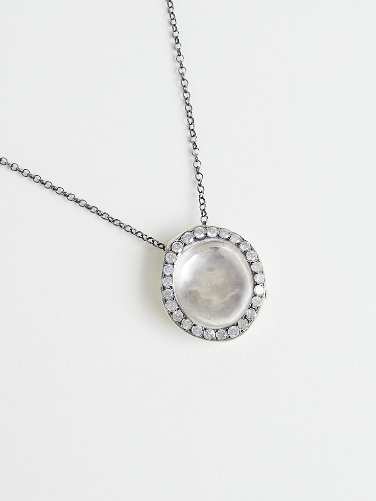Rosa Maria - Pe Olympe Necklace in Sterling Silver with Icy White Diamonds