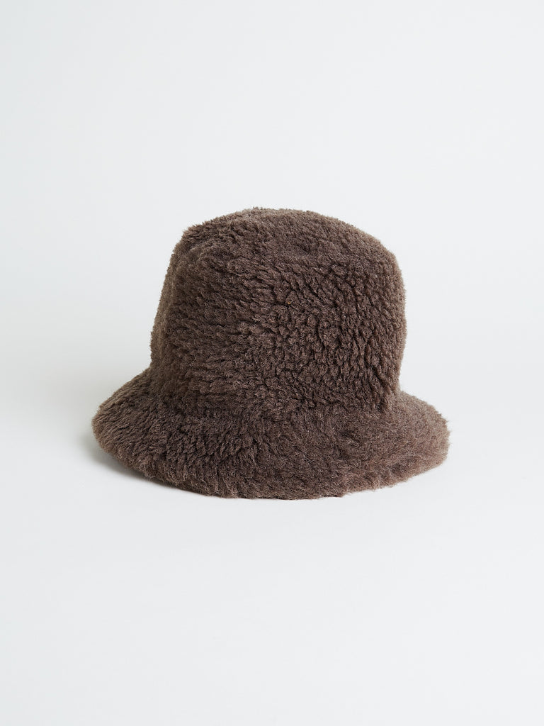Mühlbauer - Sherpa Wool Bucket Hat in Taupe
