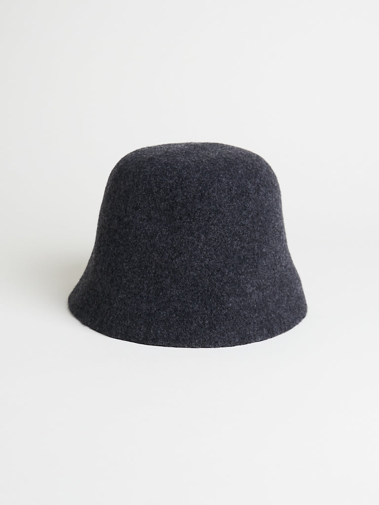 Mature Ha - Bell Hat in Dark Charcoal