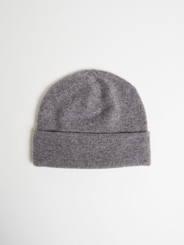 Frenckenberger - Cropped Beanie in Brown Melange