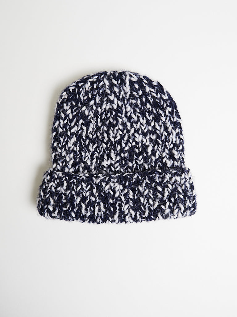 Casey Casey - Beanie Softy Marled in Night/White