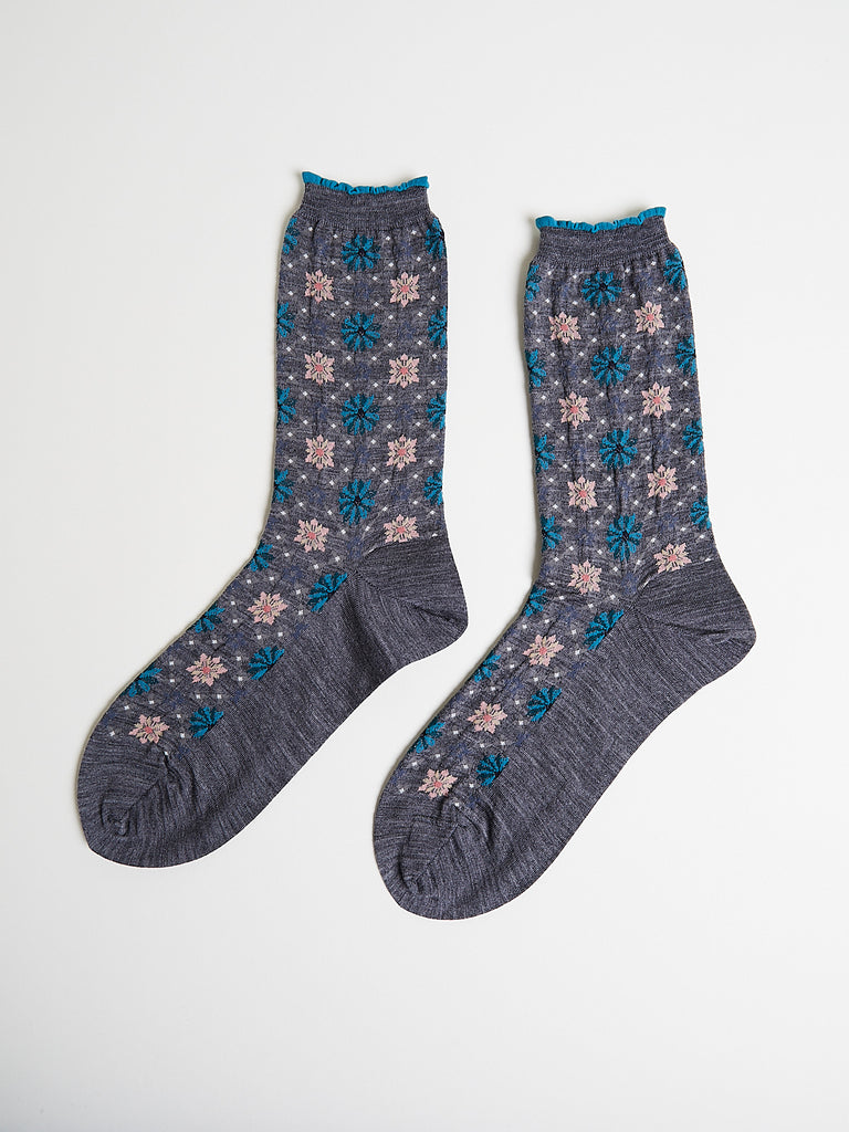 Antipast - Kaleidoscope Socks in Mix Grey