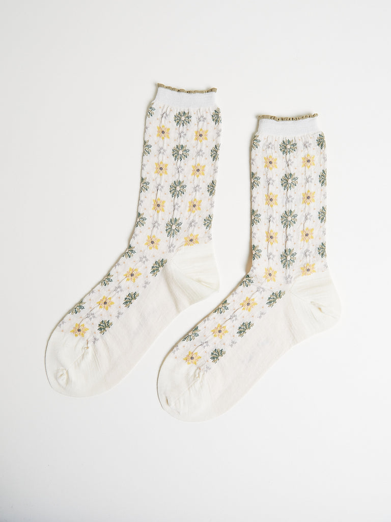 Antipast - Kaleidoscope Socks in Ivory