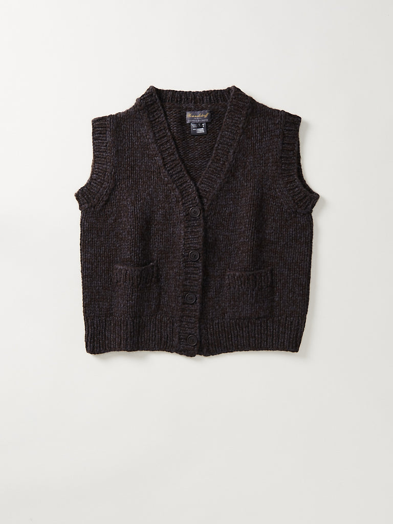 Wommelsdorff - Dude Vest in Chocolate/Dark Taupe