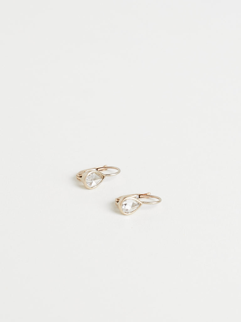Anaconda - Gwyneth Earrings with 1.08ct White Diamonds on 18k White Gold