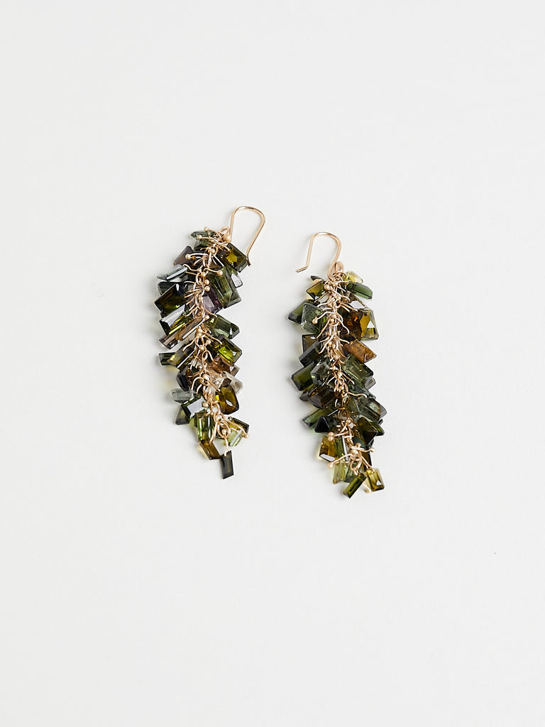 Ted Muehling - Tourmaline Pussywillow Earrings