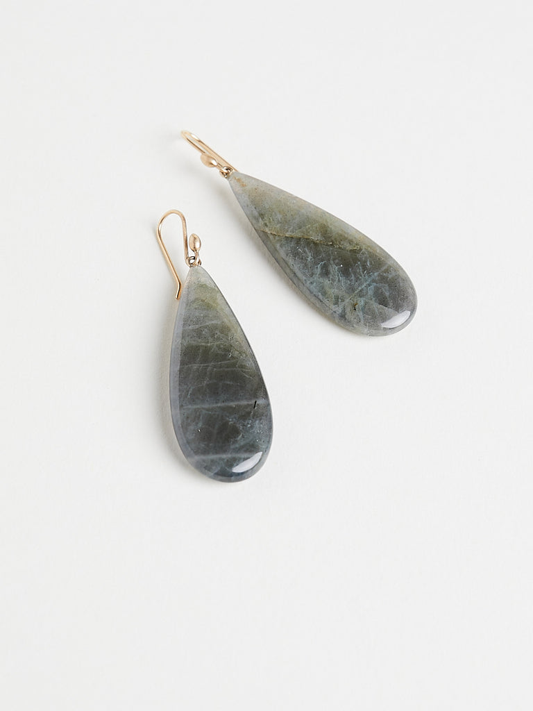 Ted Muehling - Labradorite Handcuts Long Teardrop