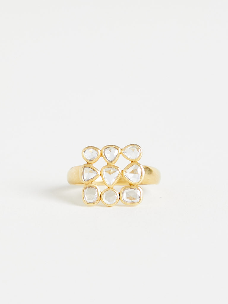 Pippa Small - Scatter Ring in 18k Yellow Gold with Diamond
