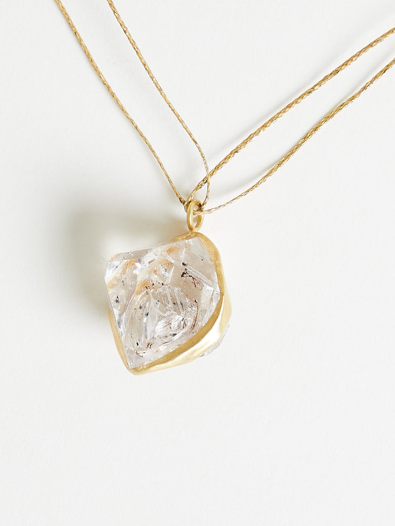 Pippa Small - Herkimer Colette Set Pendant with 18k Yellow Gold