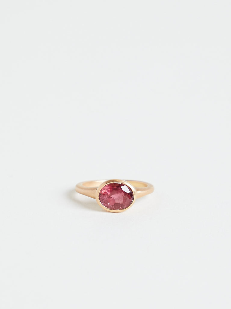 Anaconda - Maisie High Ring in 18k Red Gold with 2.17ct Rose Tourmaline