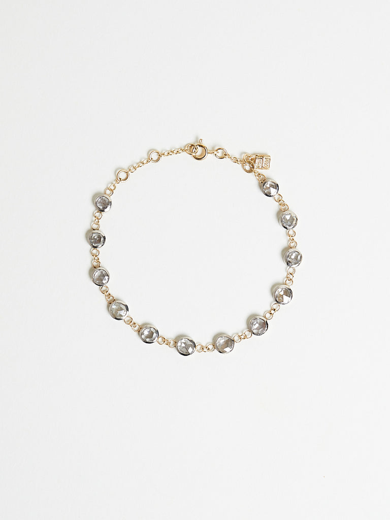 Fanourakis - Diamonds In A Row Bracelet in 18k Yellow Gold with 1.92ct White Diamonds