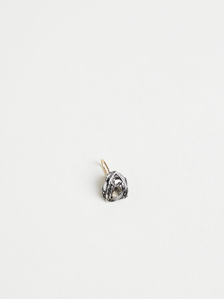 Fanourakis - Pebble Pendant with 1ct Diamonds in 18k Gold & 925 Silver