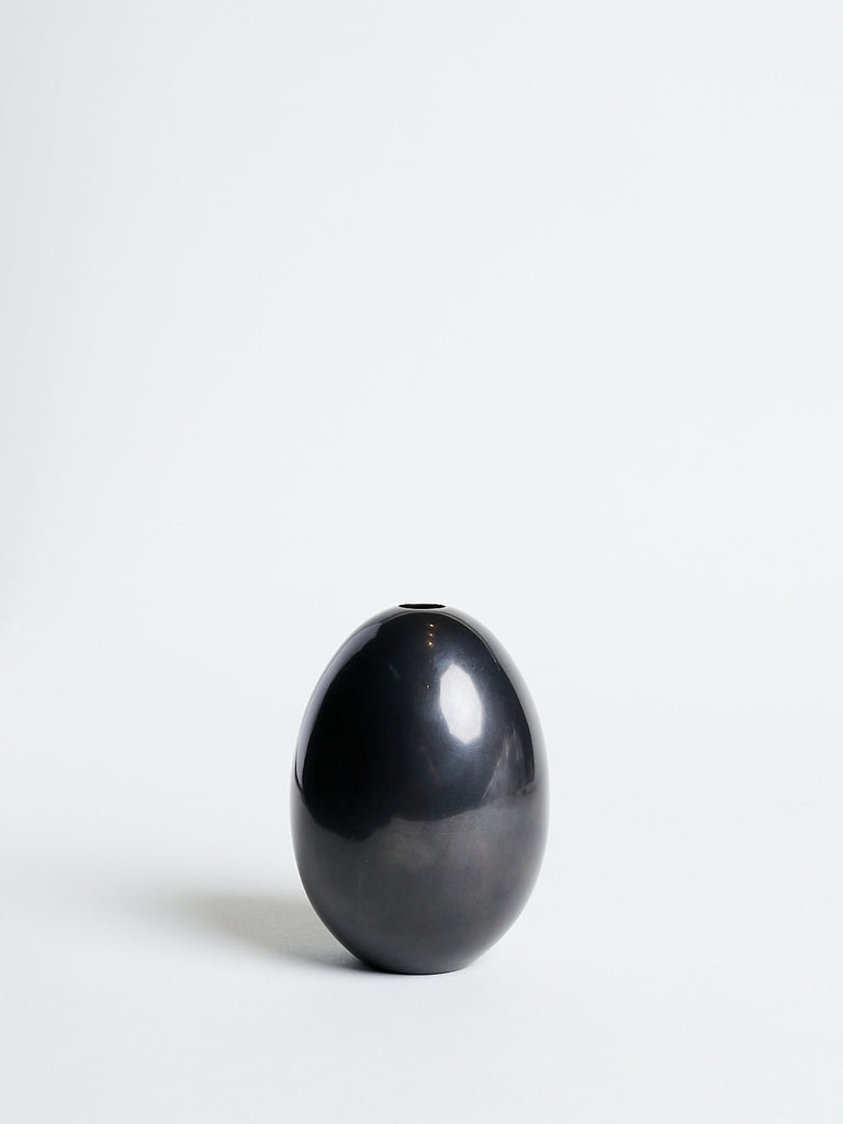 Ted Muehling - Egg Vase in Oxidised Bronze