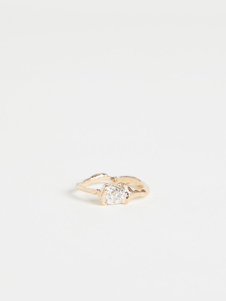 Alice Waese - Diamond Aethra Ring in 14K Yellow Gold with approx. 0.7ct Old Mine Diamond