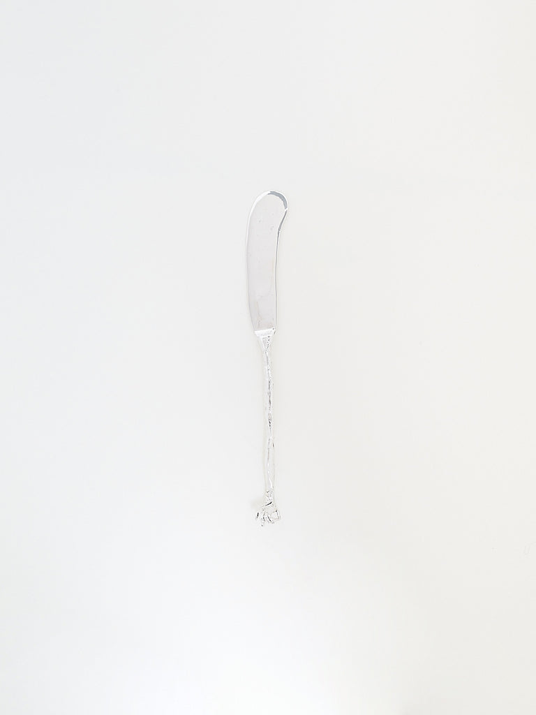 Alice Waese - Hand Butter Knife in Sterling Silver