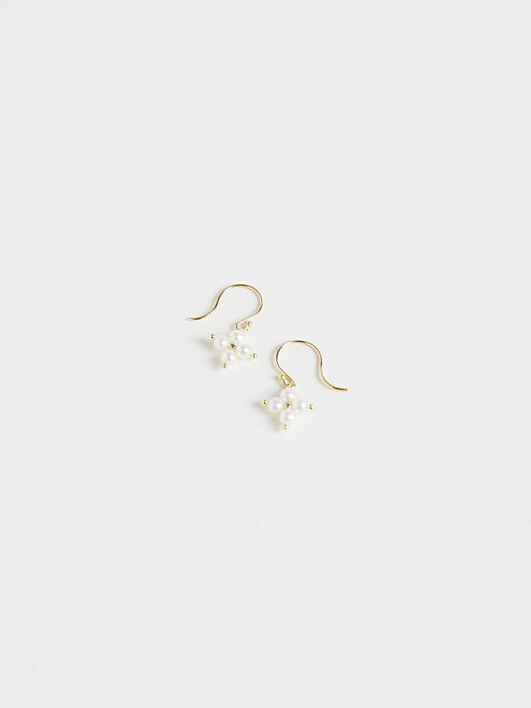 Ten Thousand Things - Original Small Cross Pearl Earring