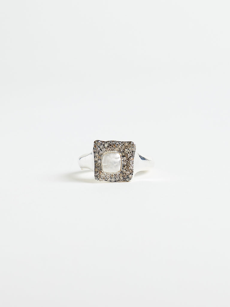Rosa Maria - Leslie Ring with 0.64ct Cognac Diamonds in Sterling Silver