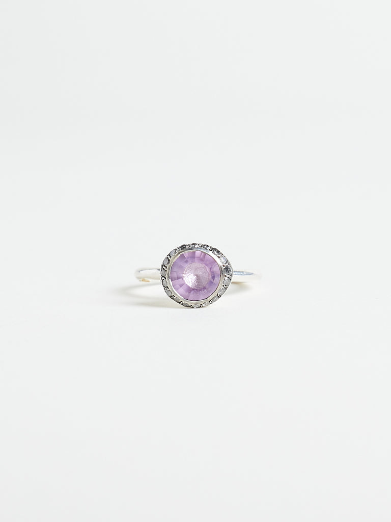 Rosa Maria - Julia 3 Ring with 1.06ct Cognac Diamonds & 3.46ct Ametrine in Sterling Silver