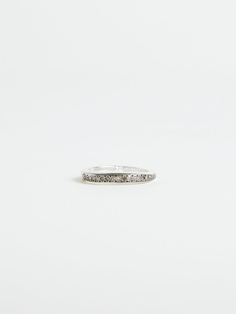 Rosa Maria - Simple Ring with 0.29ct Cognac Diamonds in Sterling Silver