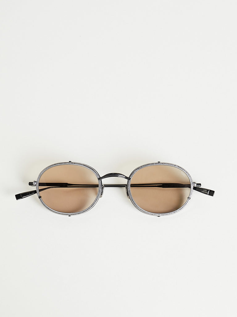 Eyevan - 804 Sunglasses with Metal Rim in Brown