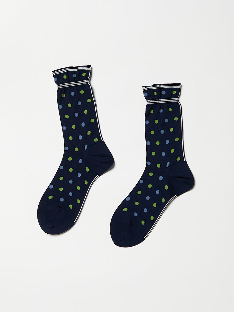 Antipast - Classic Dots Socks in Navy