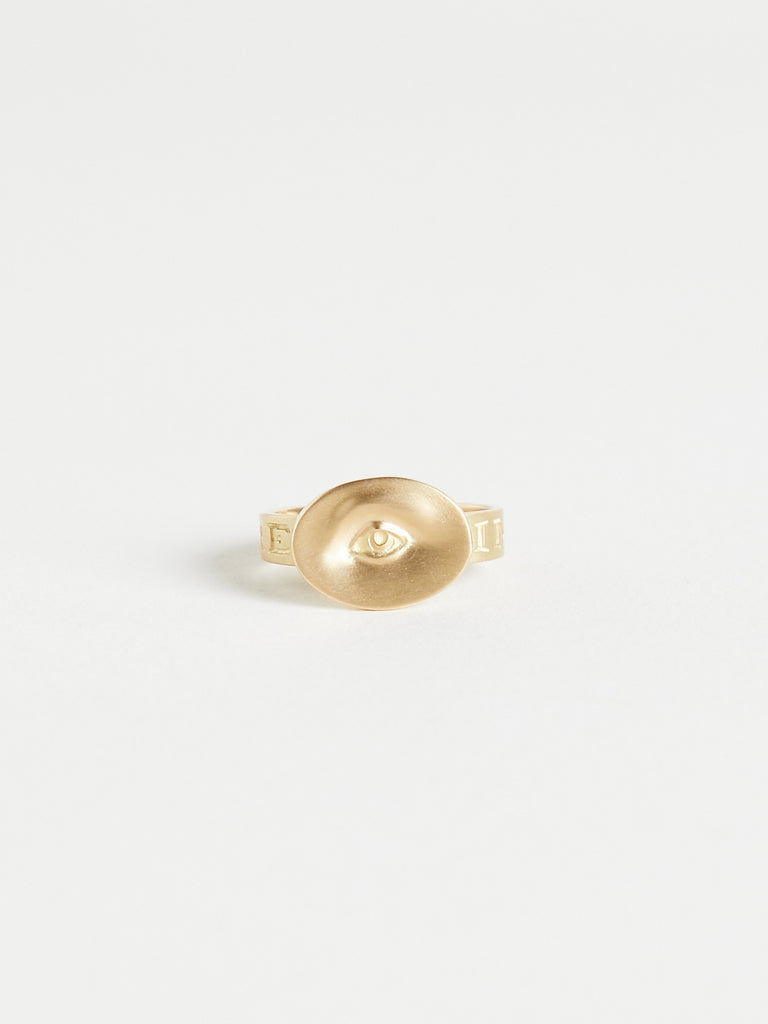 Gabriella Kiss - Small Eye Ring in 18k Yellow Gold