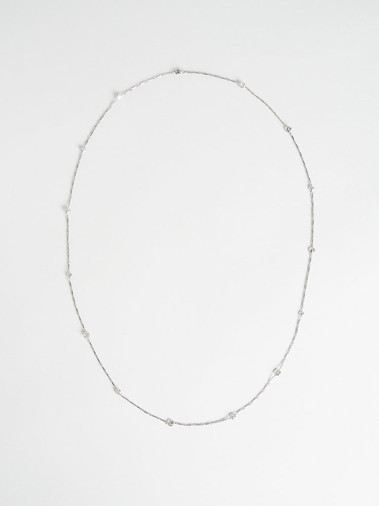 Vintage - Platinum Chain with 7.70ct Deco-Style Diamonds