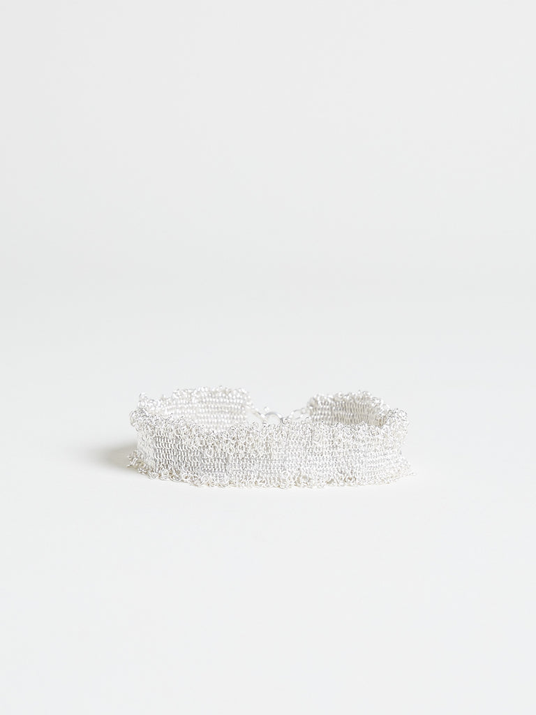 Stephanie Schneider - 019.88 S Bracelet in 925 Sterling Silver & Silk