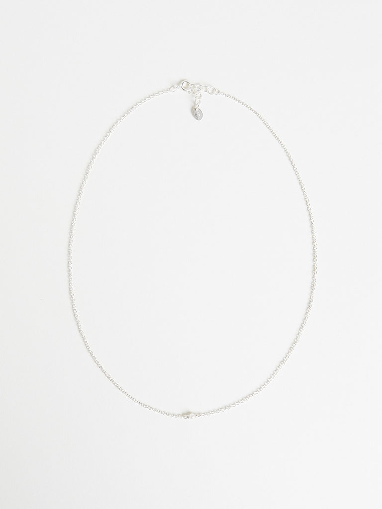 Stephanie Schneider - 045.01 SP Necklace in 925 Sterling Silver with Akoya Pearl
