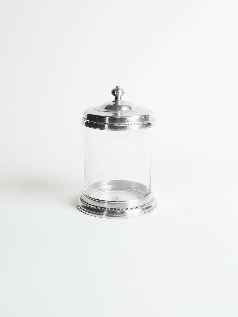 Cosi Tabellini - Toscana Pewter & Glass Cannister 1lt