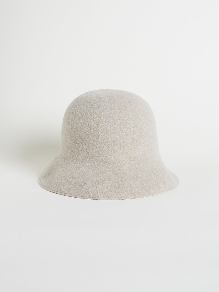 Mature Ha - Widen Bell Hat in Greige