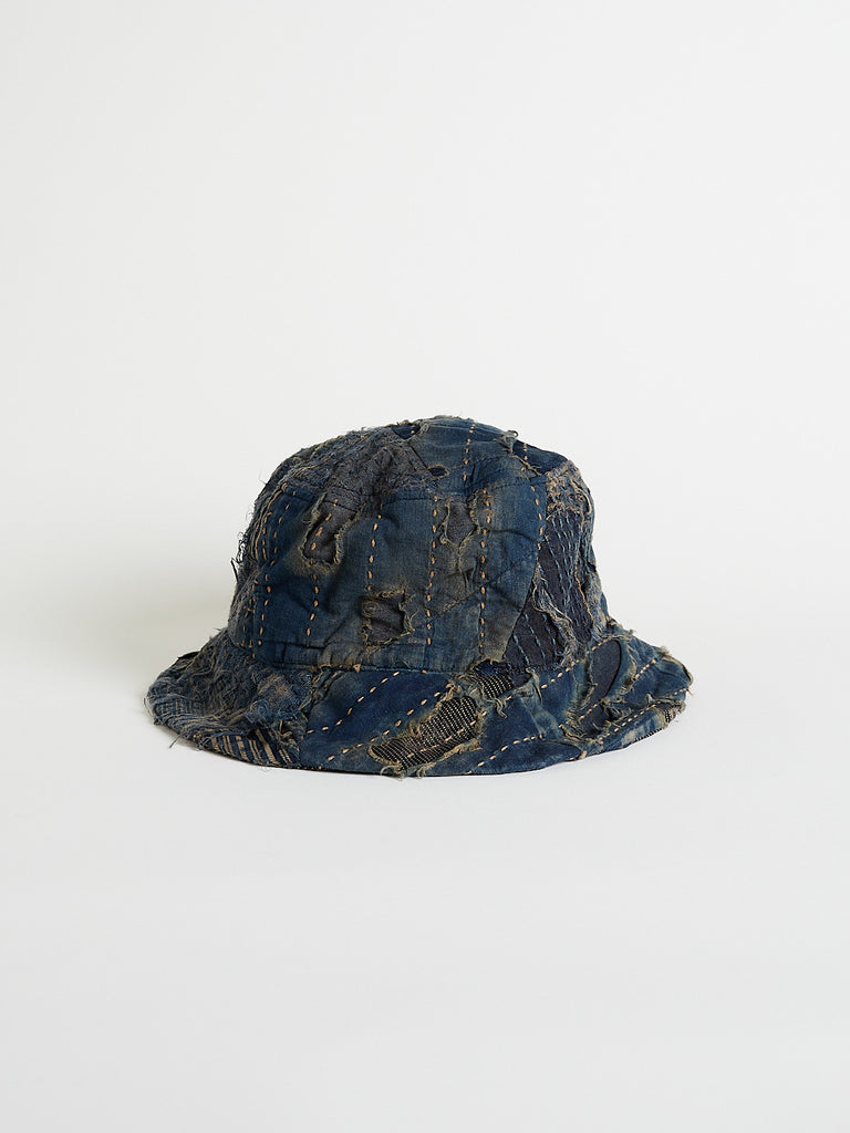 Kapital - Boro Bucket Hat in Indigo
