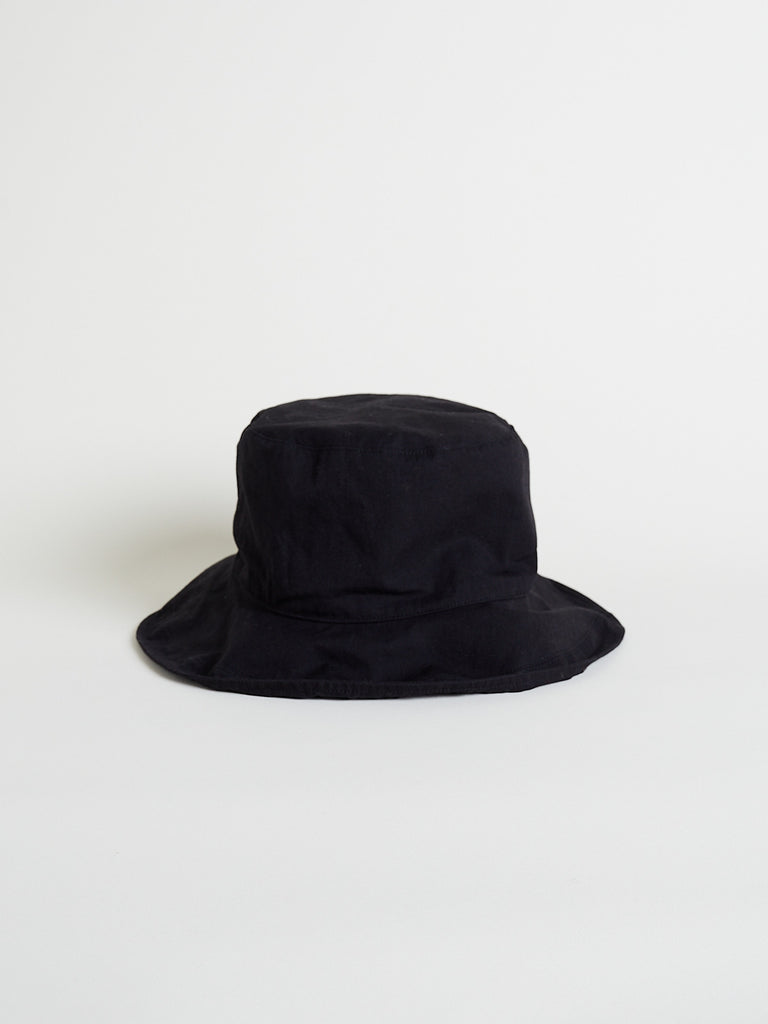 Kijima Takayuki - Cordura Roll Up Brim Bucket Hat in Black