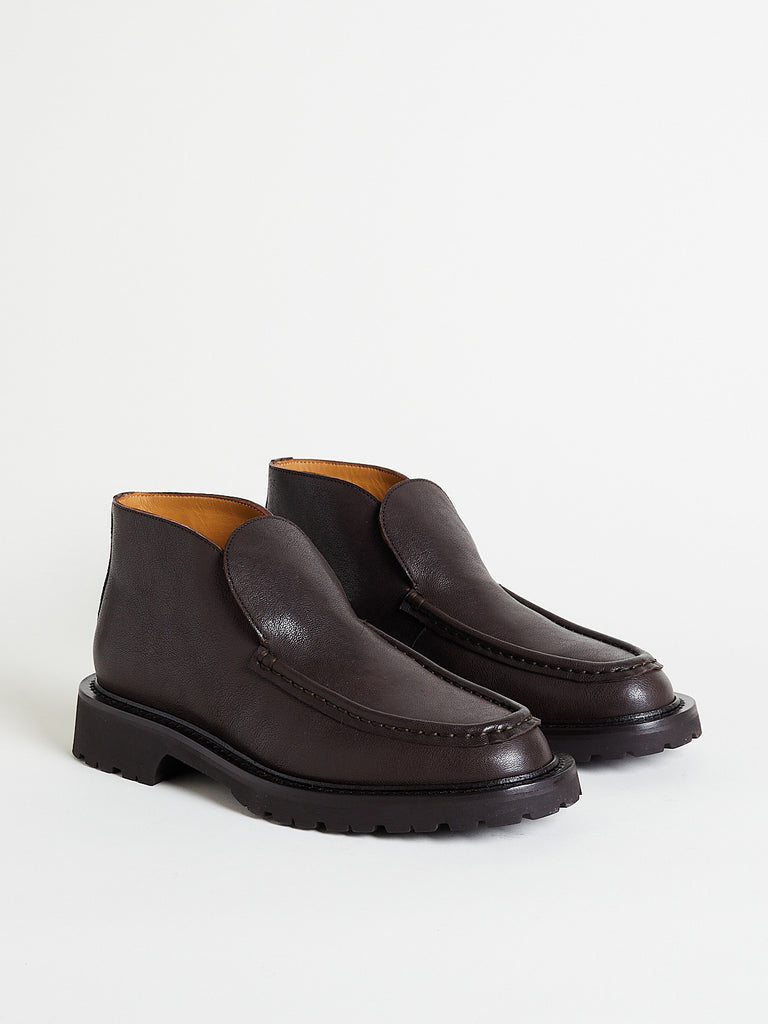 Legres - Mid Top Loafer in Dark Brown