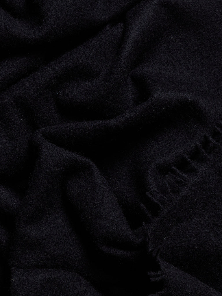 Denis Colomb - Fuzzy Feutre Shawl in Black
