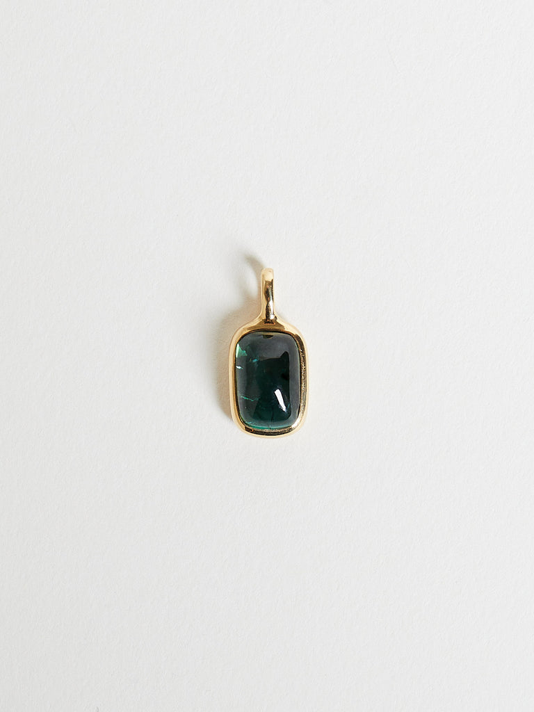 Myrto - Cushion Charm with 4.87ct Tourmaline in 18k Yellow Gold
