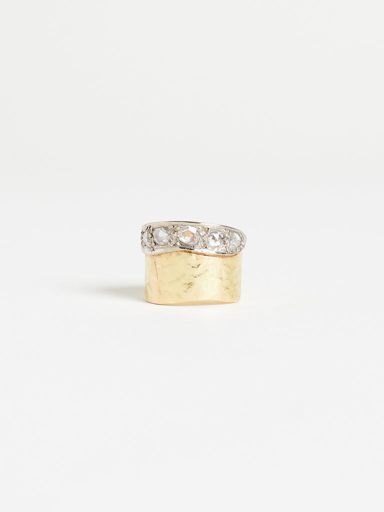 Fanourakis - 0.98ct Diamond Ring in 18k Yellow Gold